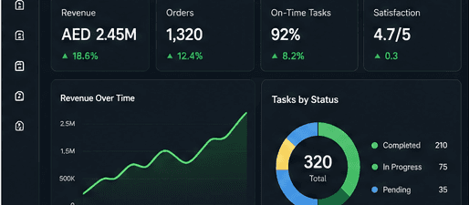 Kitchen equipment energy monitoring interface example